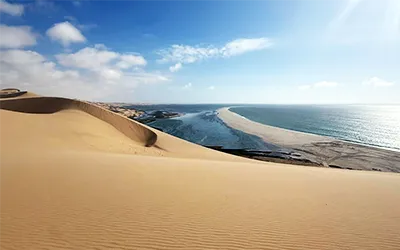 Sandwich Harbour coastal desert